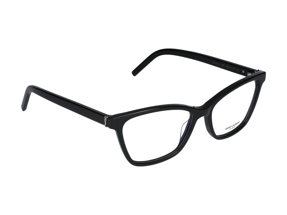Eyeglasses Saint Laurent SL M128 005 black black transparent 56/16/145