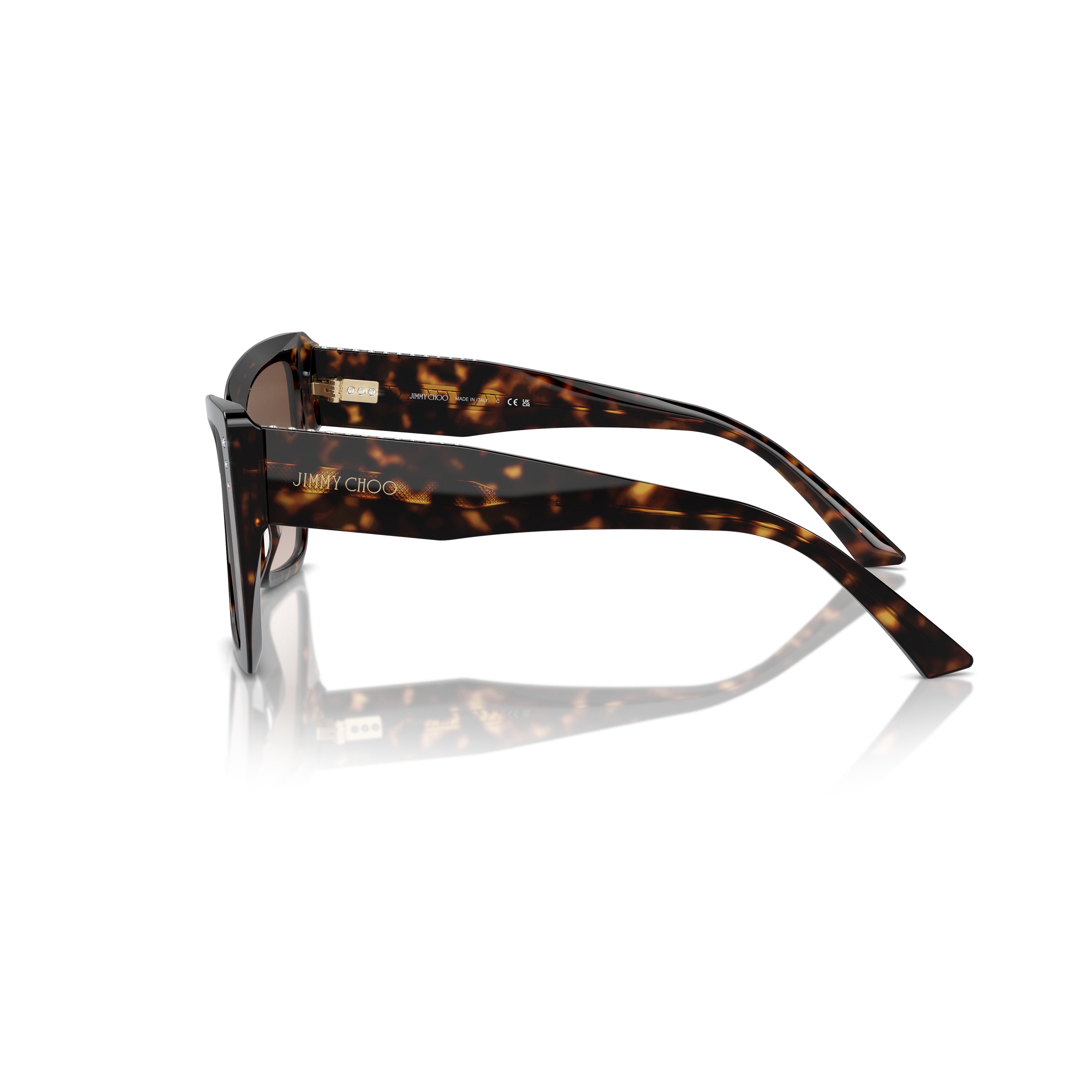 0jc5001b Oversized Tortoiseshell Square Sunglasses