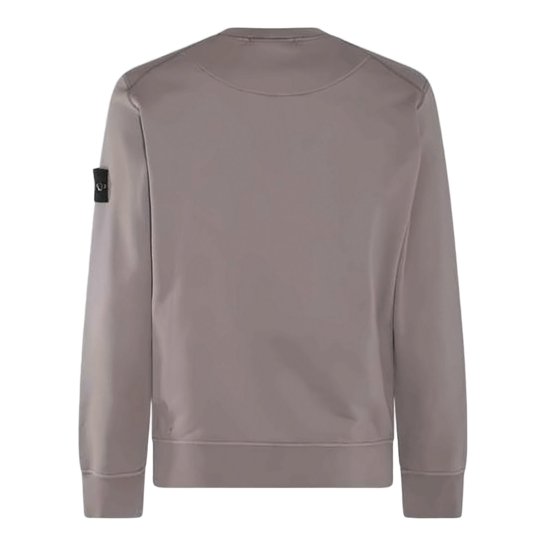 Taupe Long-Sleeve Crewneck Sweatshirt