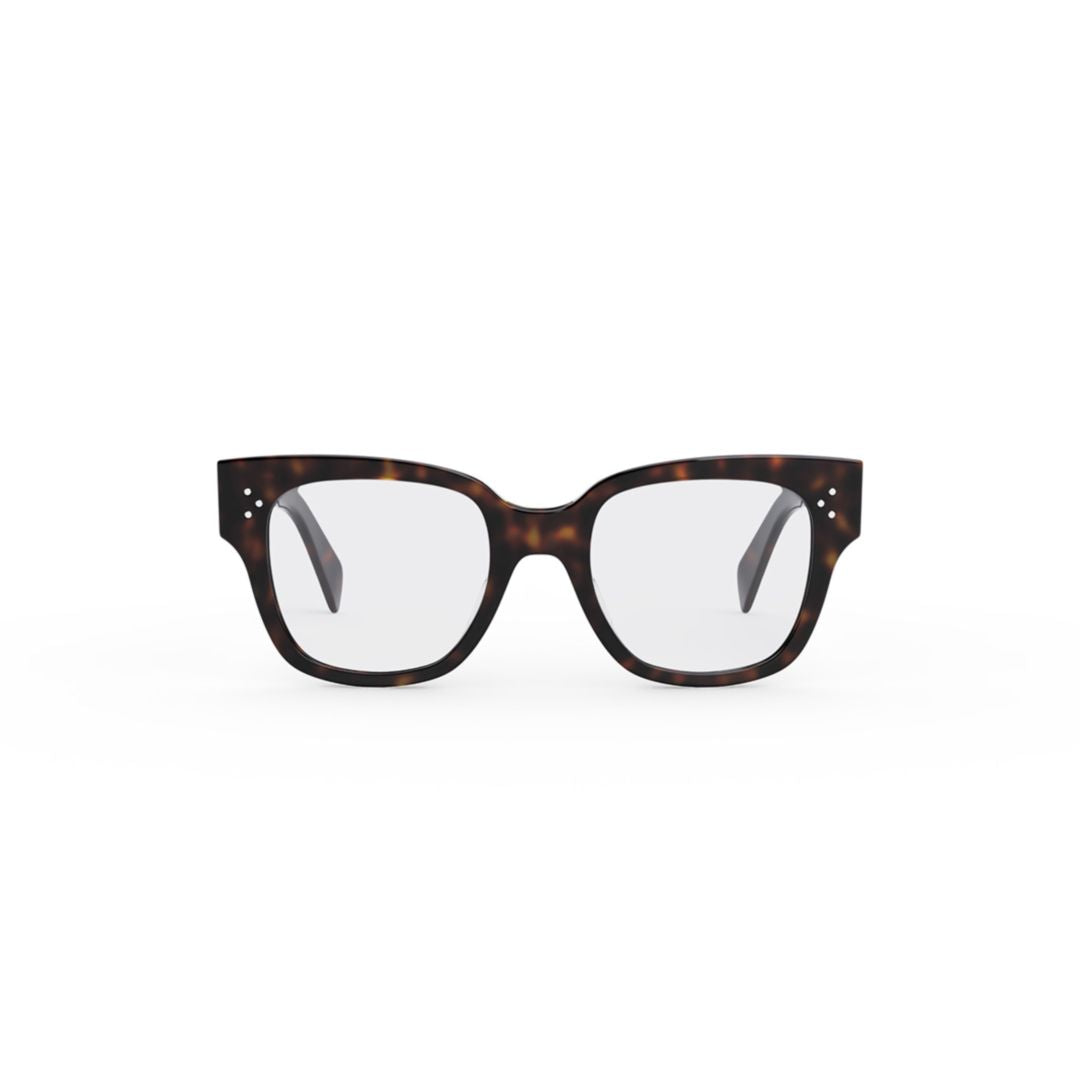 Cl50110u Oversized Square Tortoiseshell Eyeglasses