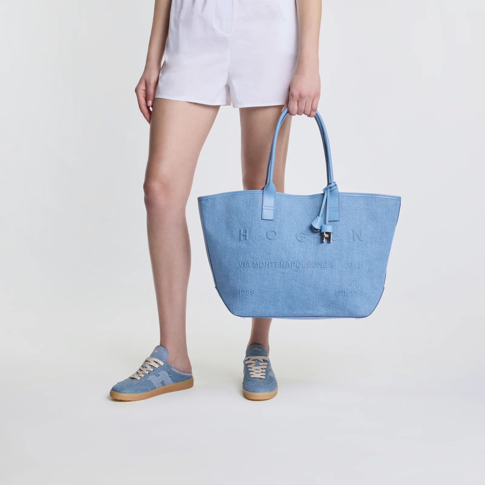 Denim Cool Sabot Cotton Sneakers