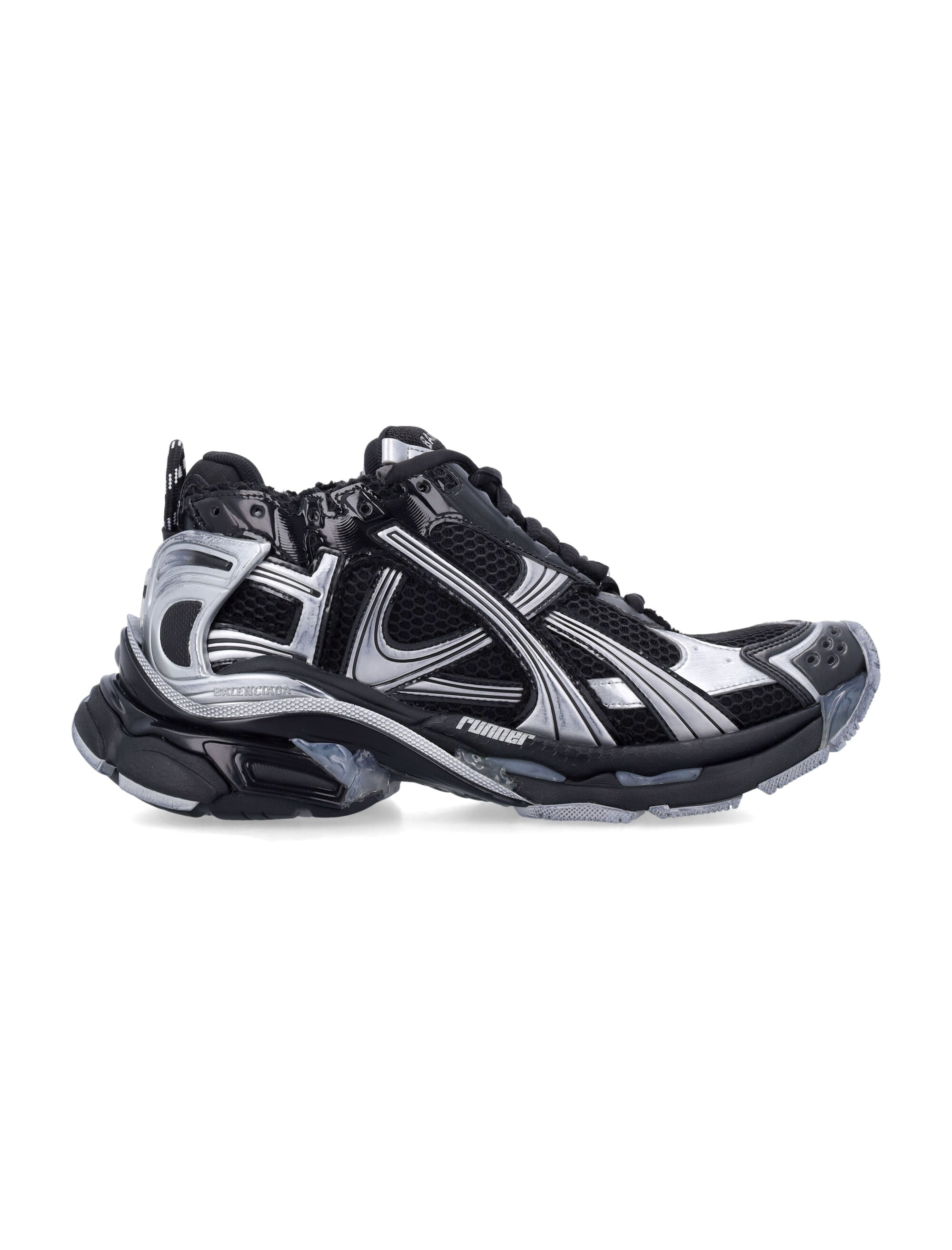 Dynamic Runner Sneaker With Layered Overlays