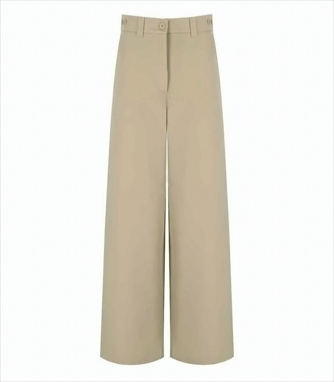 High-Waist Straight-Leg Pants with Minimalist Design