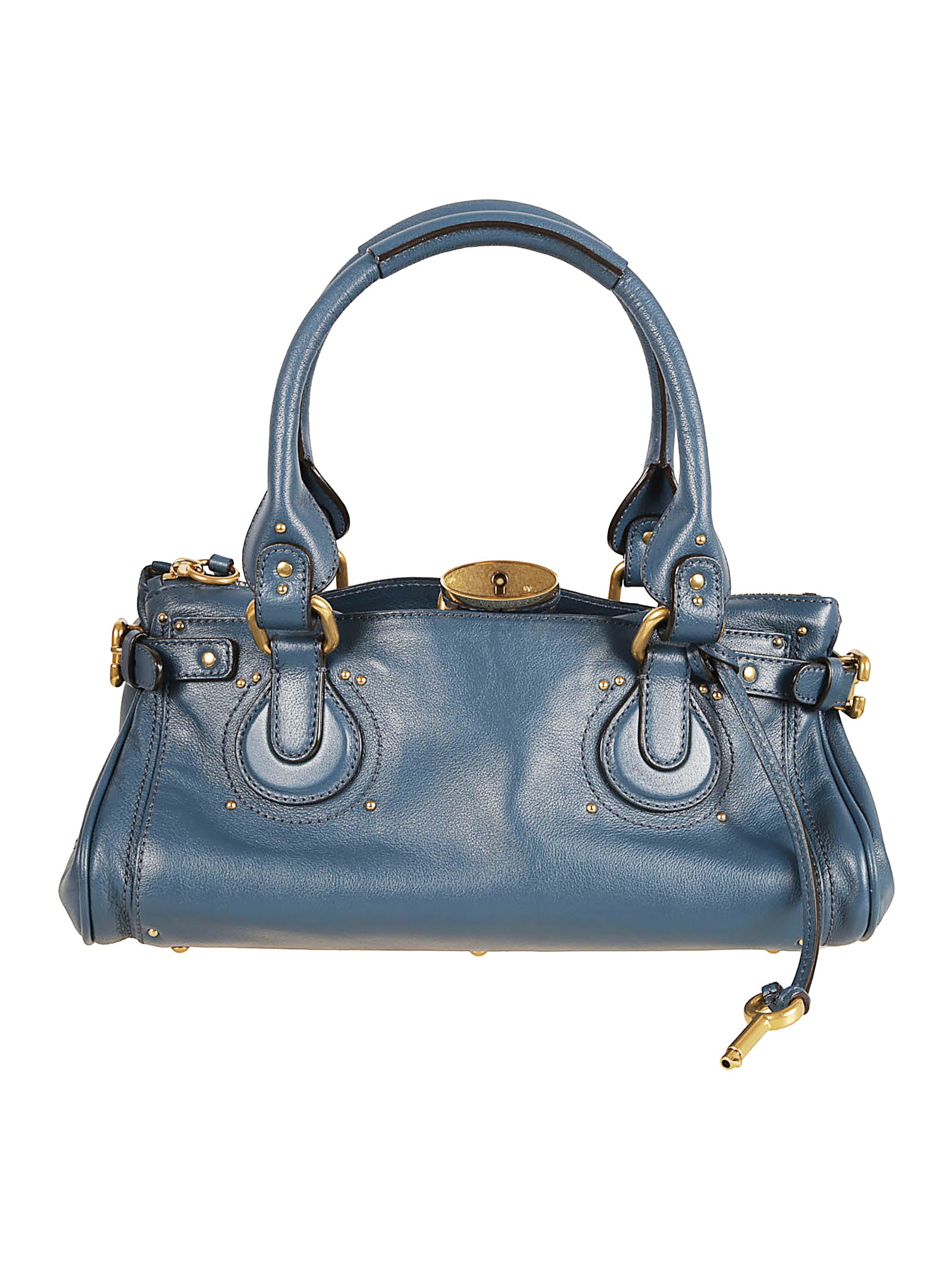 Slouchy Buffalo Leather Handbag with Signature Hardware