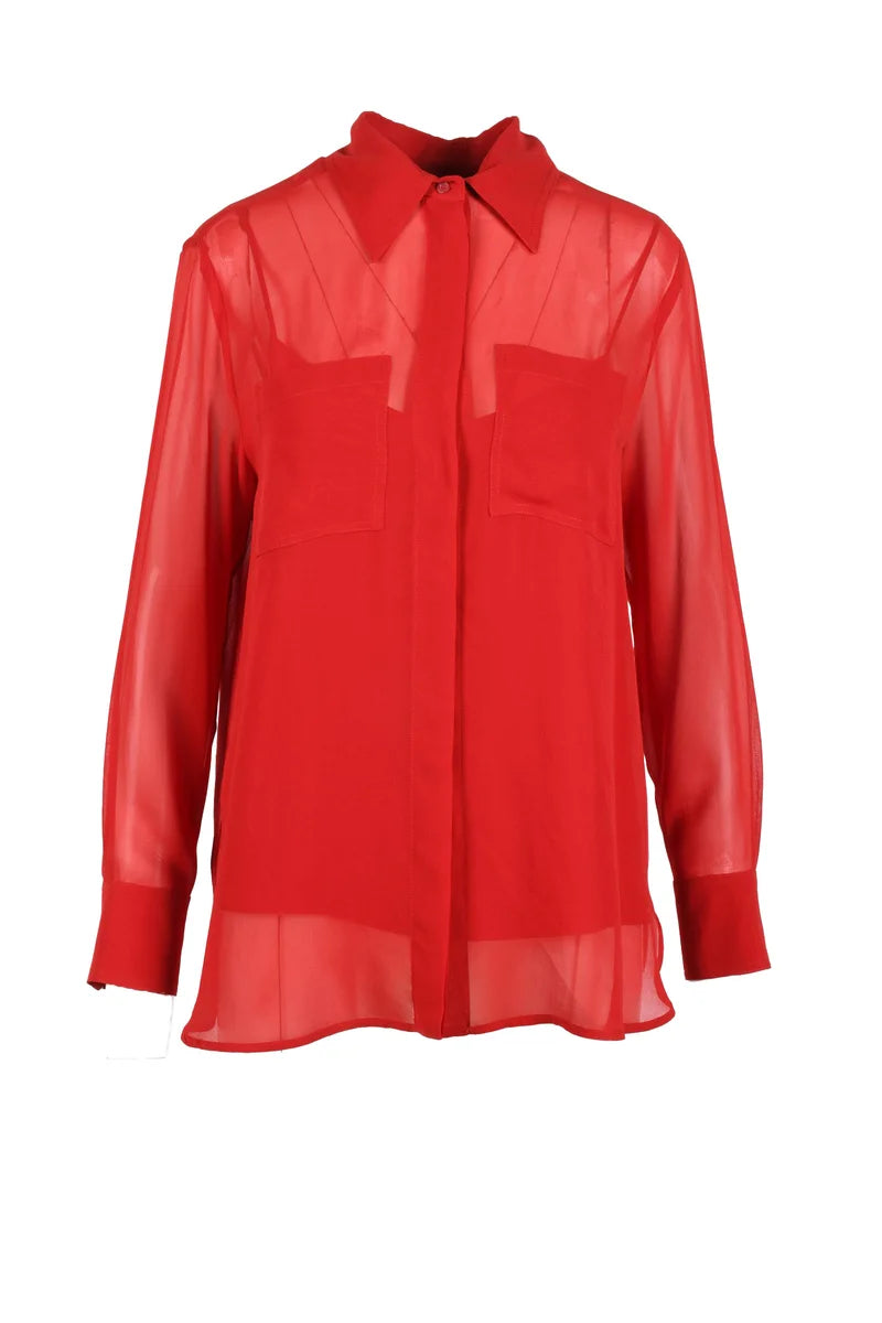 Silk Shirt - Red