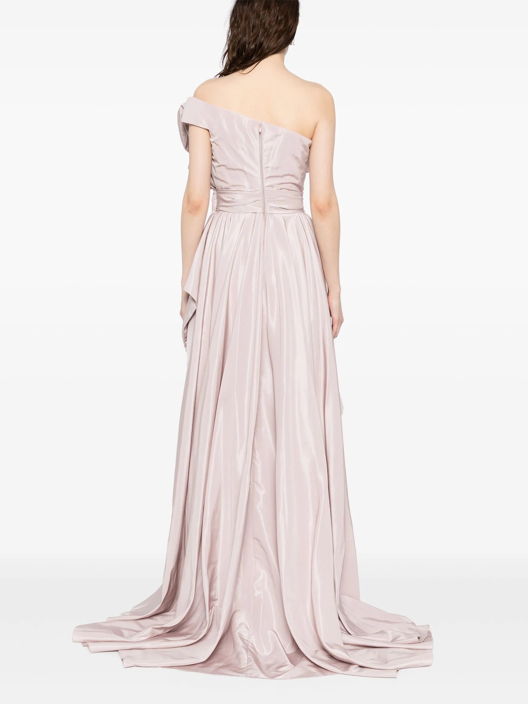 Strapless Taffeta Dress
