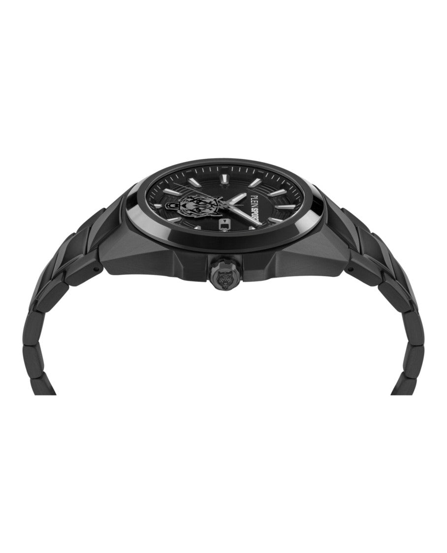 Tigermaster Bracelet Watch With Black Enamel Dial
