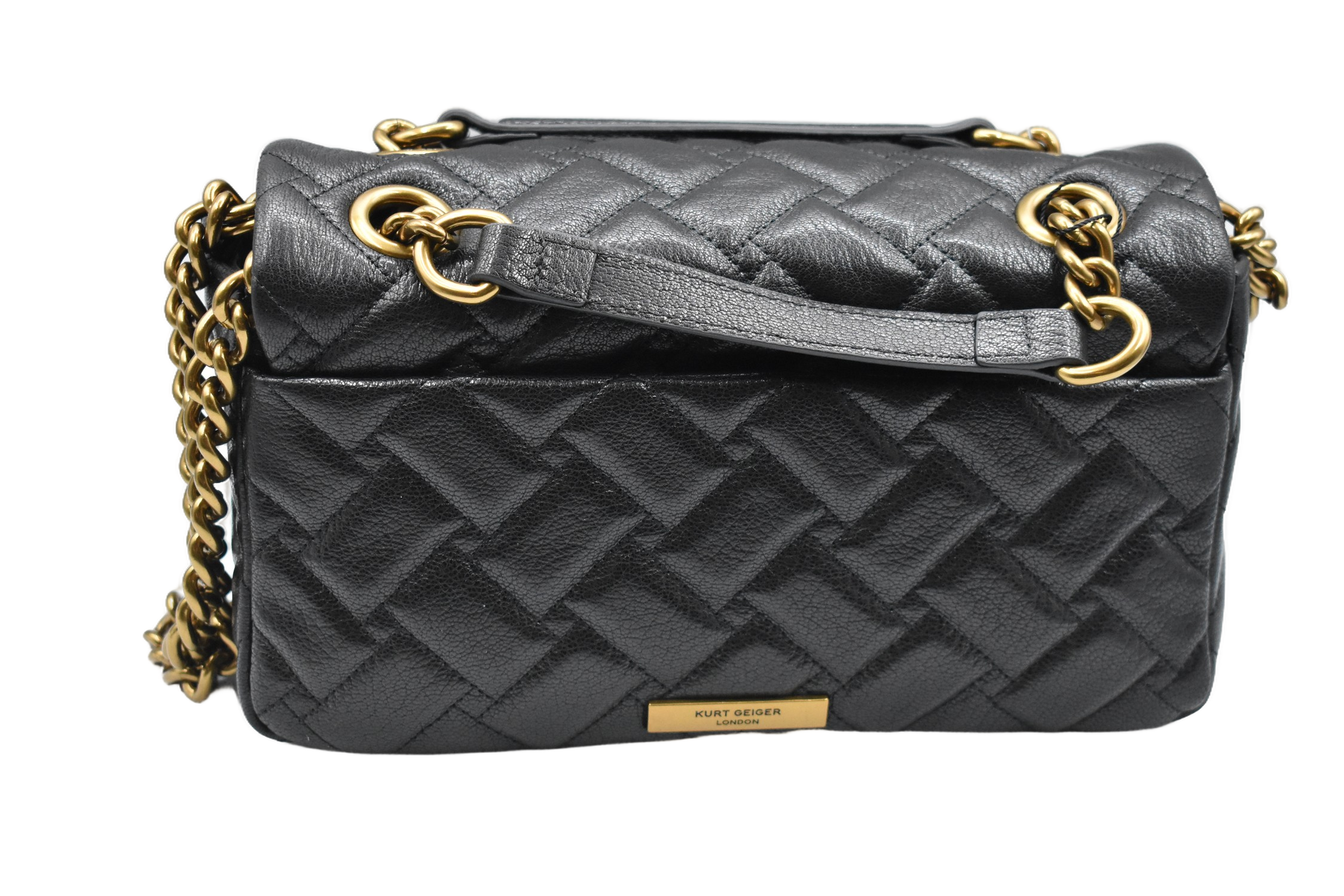 Compact Quilted Shoulder Bag