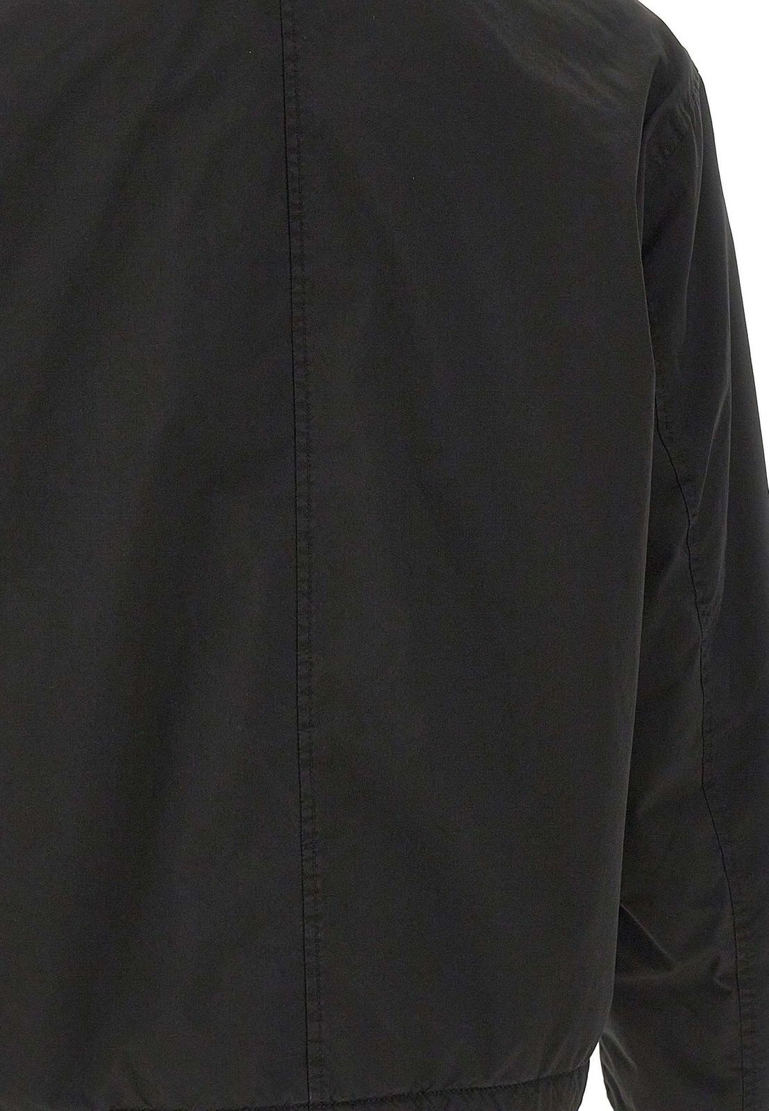 Cropped Button-Up Structured Jacket