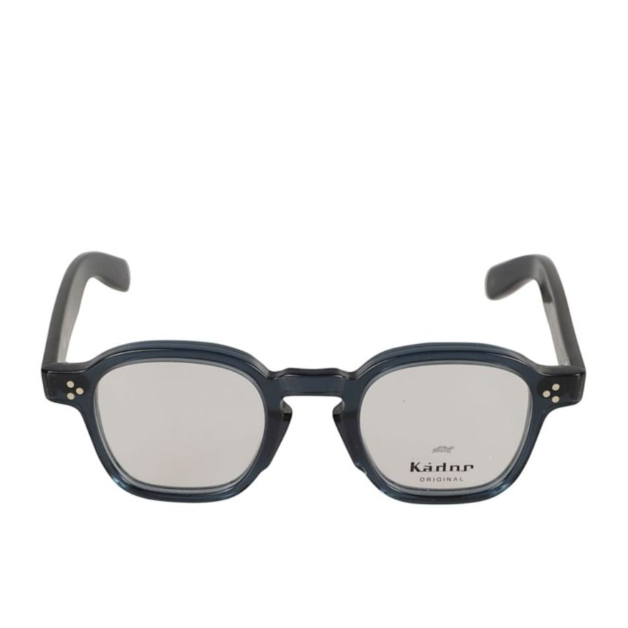 Duka Bold Square-Frame Eyeglasses with Glossy Finish