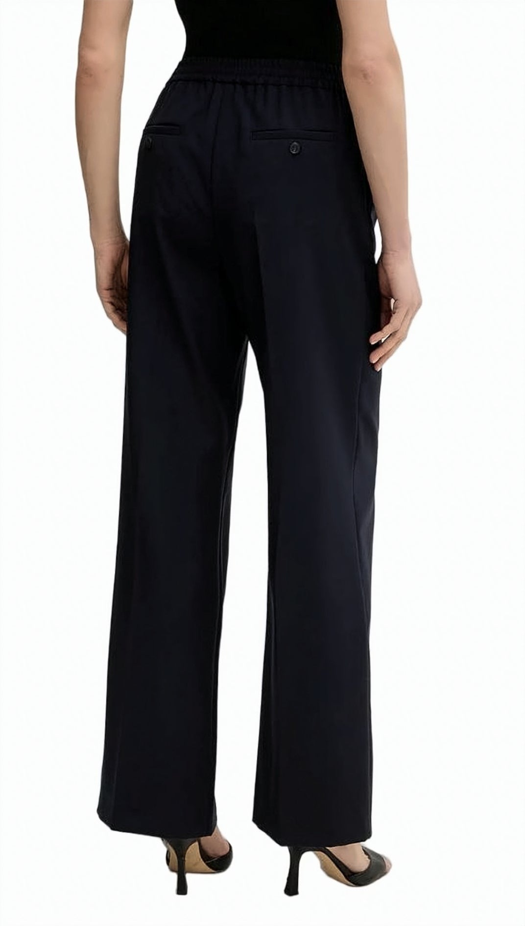 Wkdmallo Wool Straight Leg Trousers