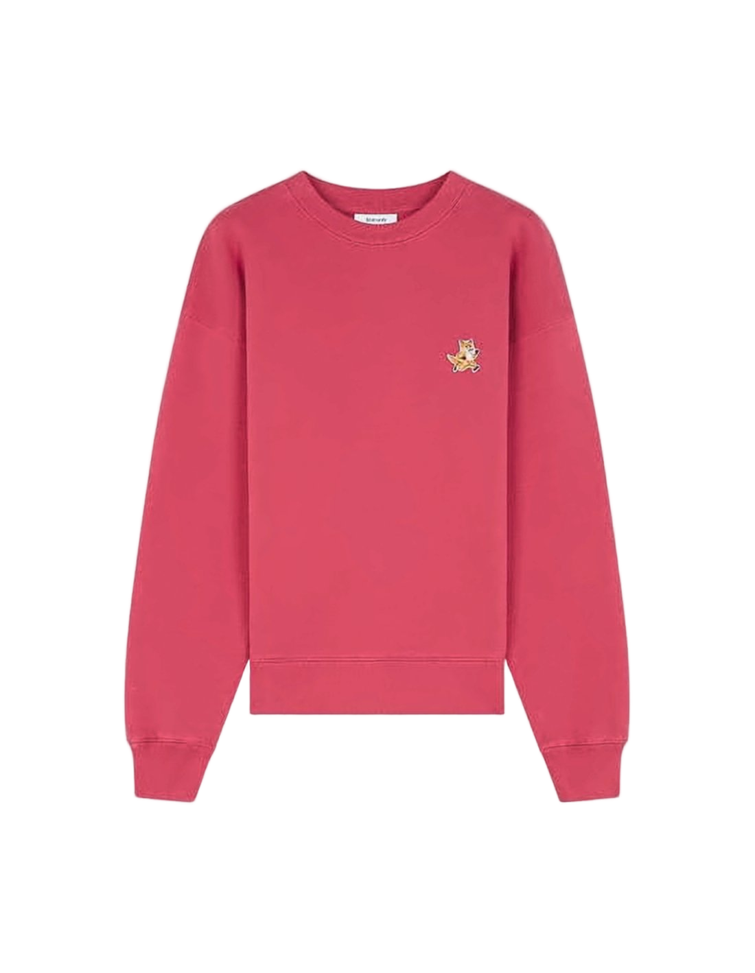 Pink Long-Sleeve Shirt with Embroidered Logo