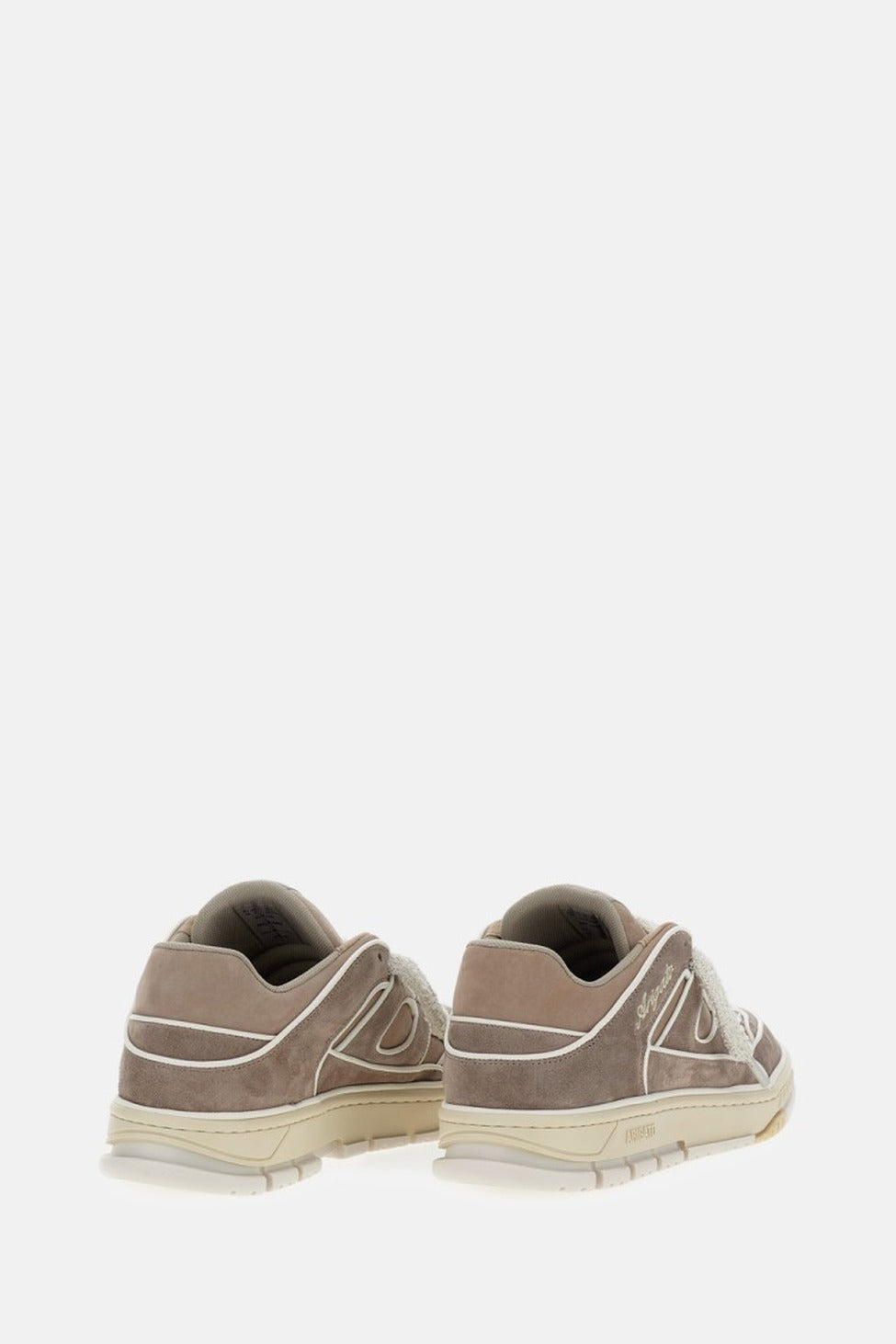 Low-Top Nubuck Sneakers With Embroidered Logo