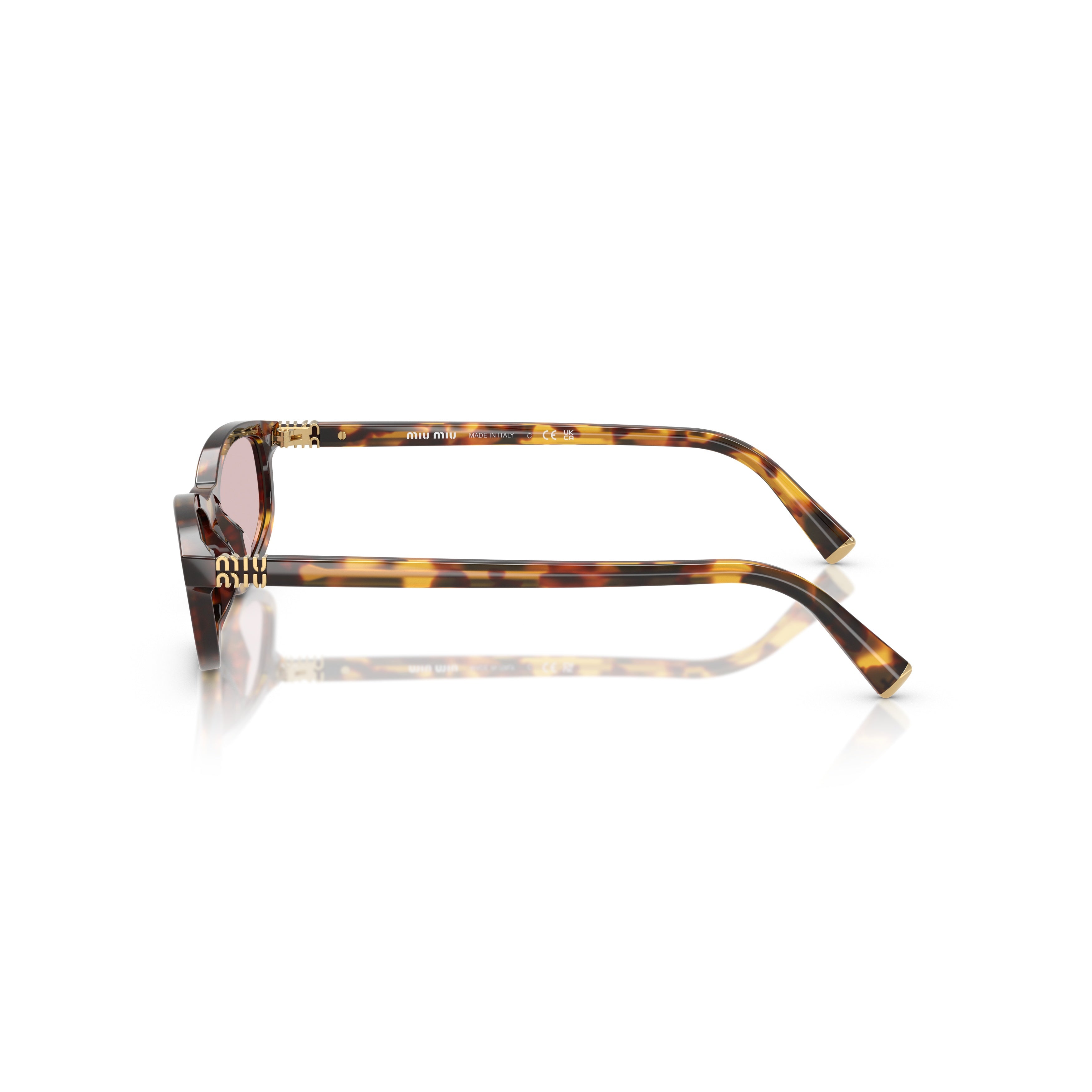 0mu A06s Rectangular Tortoiseshell Acetate Sunglasses