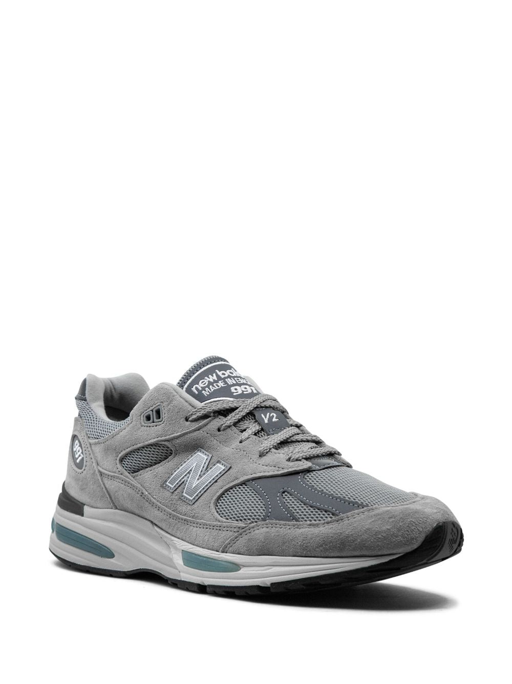 Panelled Grey Sneakers With Signature Foam Technology