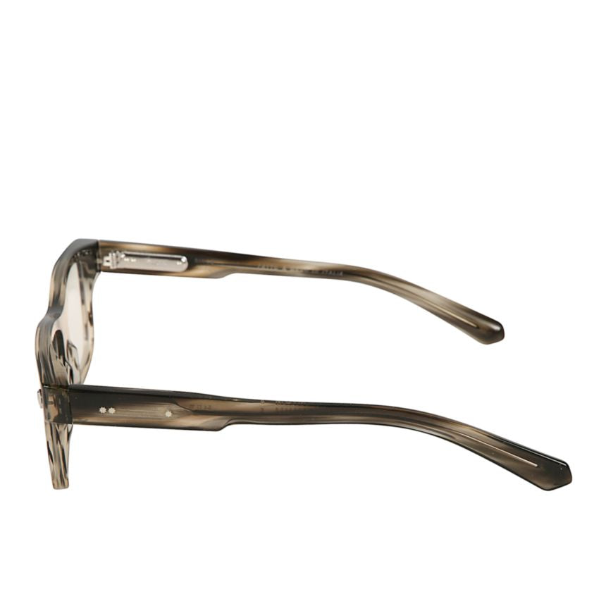 Premium 5 Translucent Smoky Brown Rectangular Eyeglasses