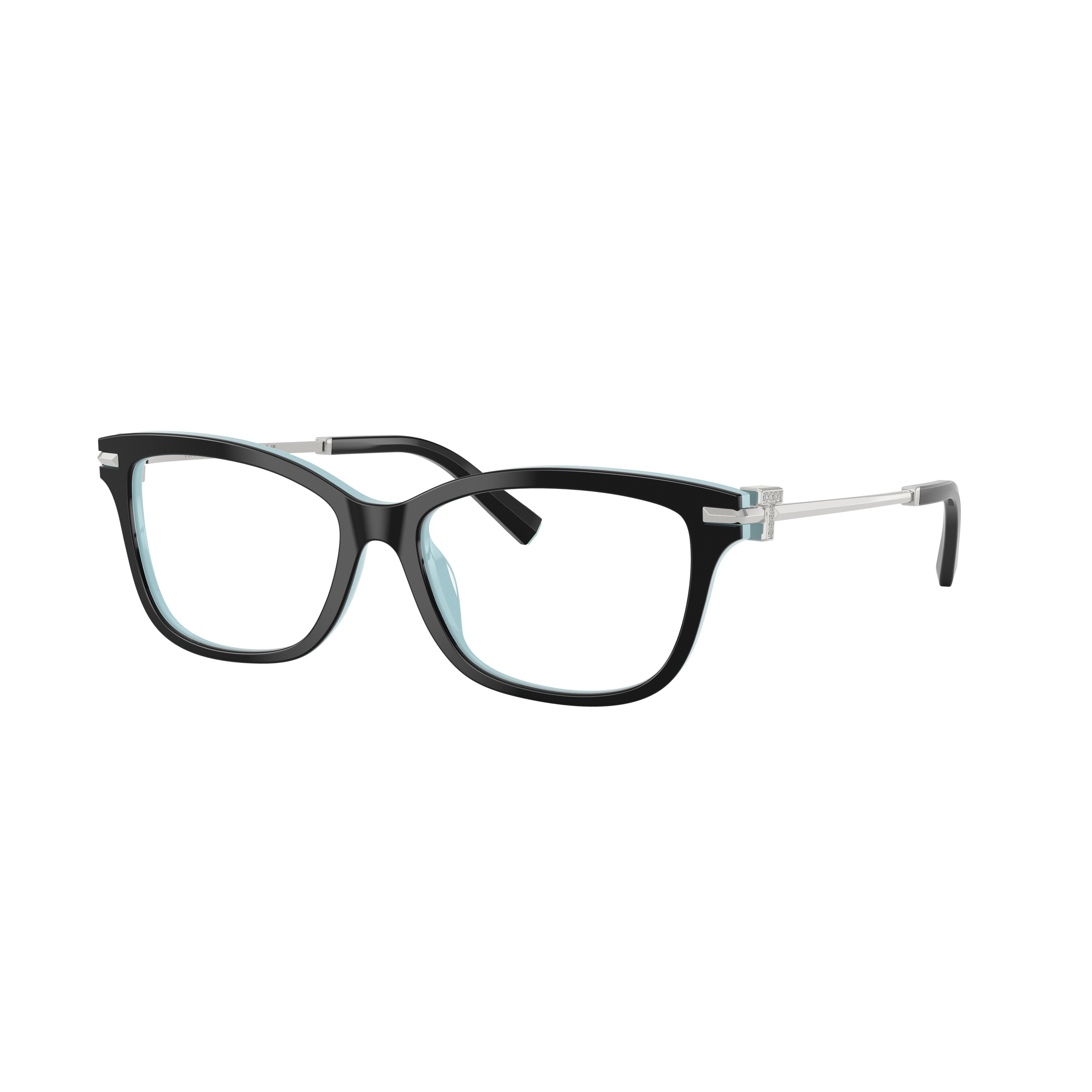 0tf2288b Rectangular Eyeglasses with Dual-Tone Acetate Frame