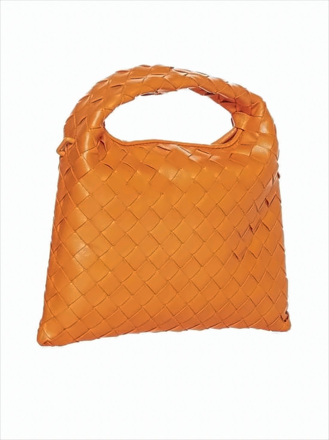 Medium-sized Woven Leather Tote Bag