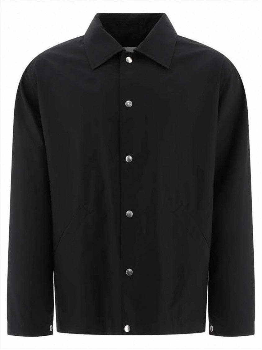 Button-Up Jacket with Classic Collar