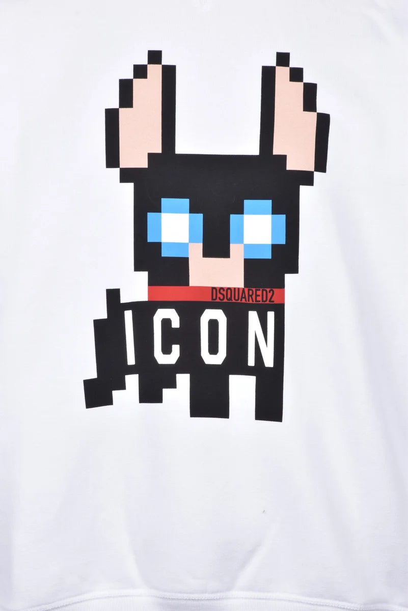 Cotton Hoodie - White