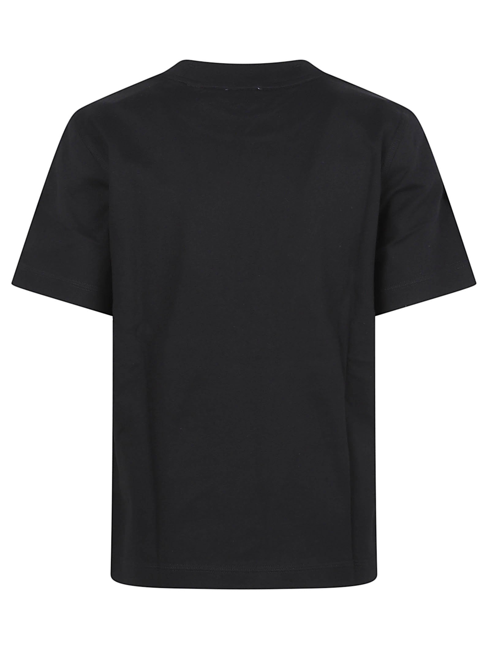 Short-Sleeved T-Shirt with Tonal Embroidery