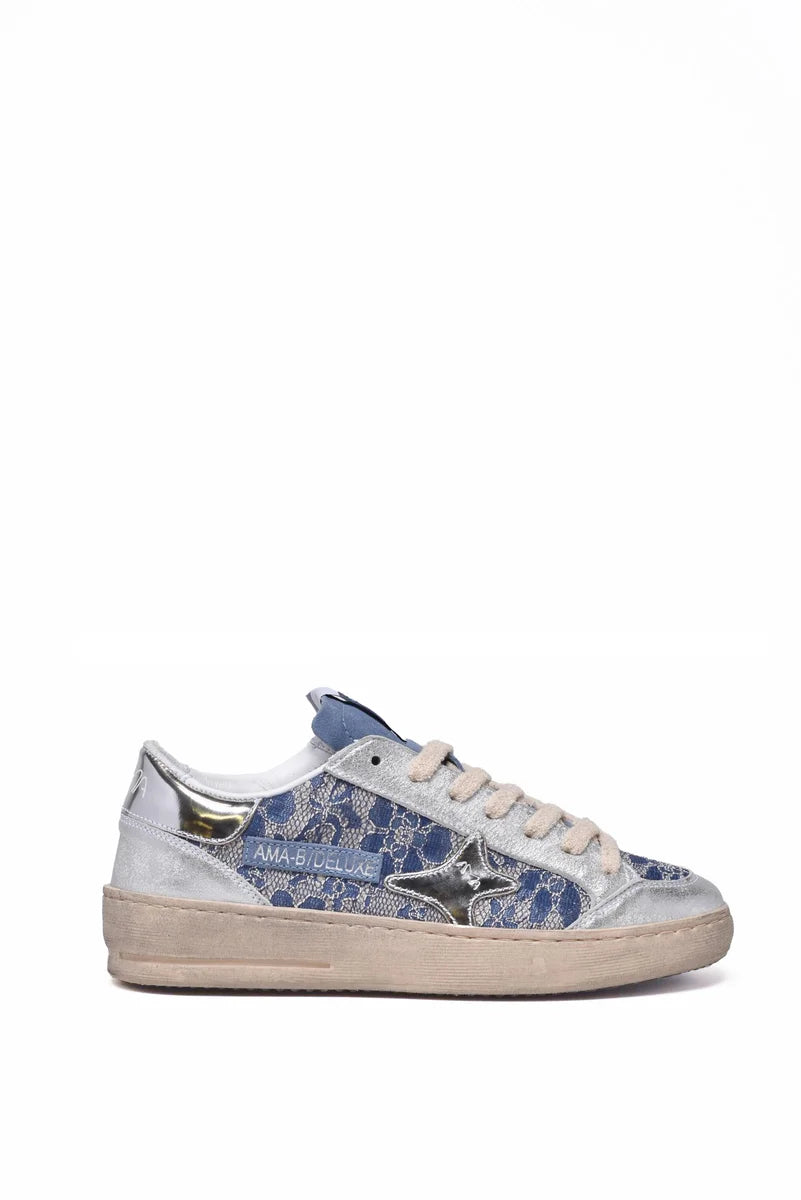 Rubber Sneakers - Grey/Blue