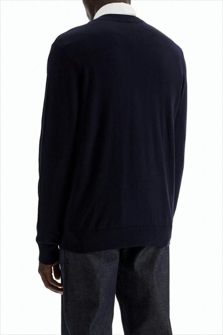Minimalist V-Neck Cardigan with Button-Down Front