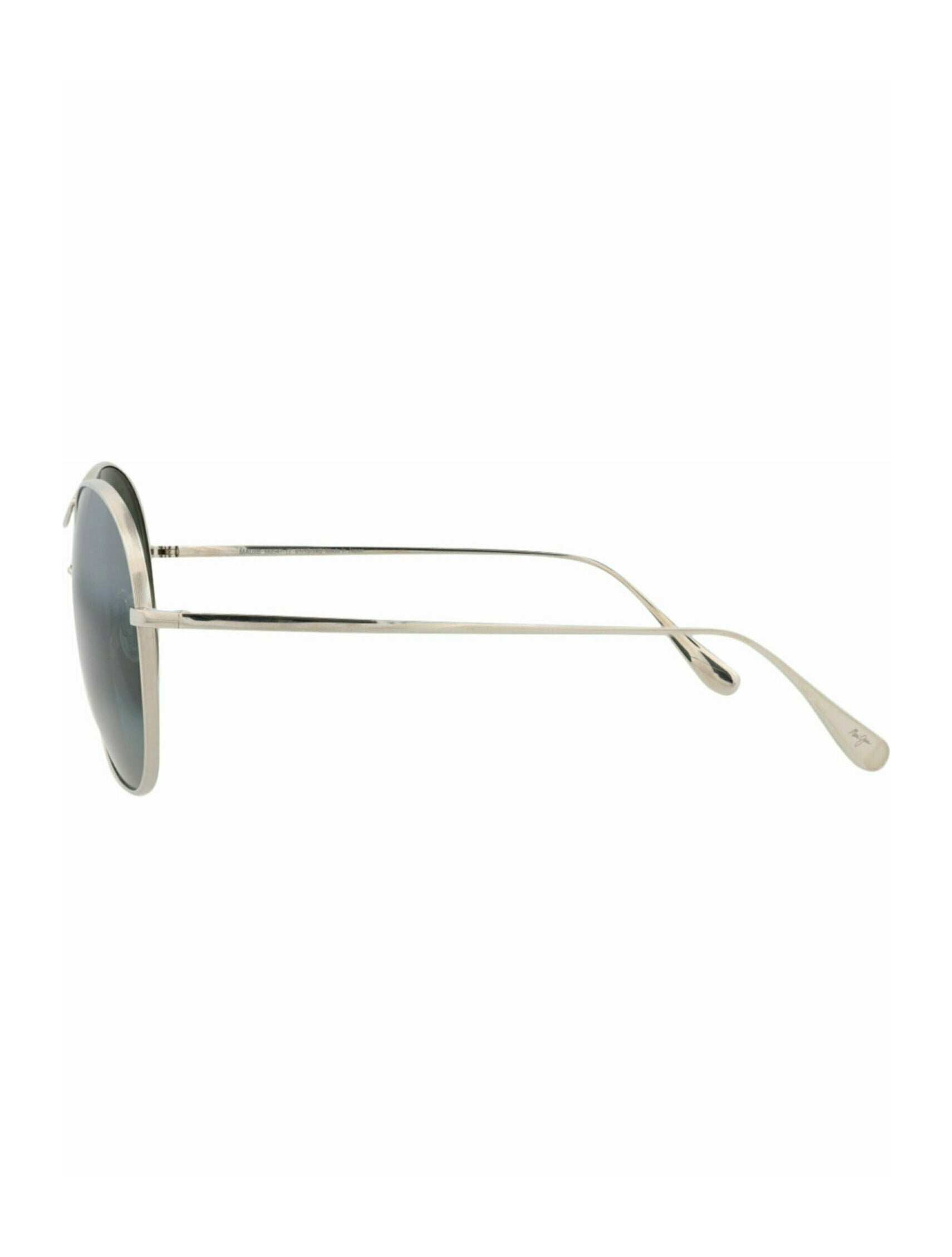 Round-Frame Titanium Sunglasses
