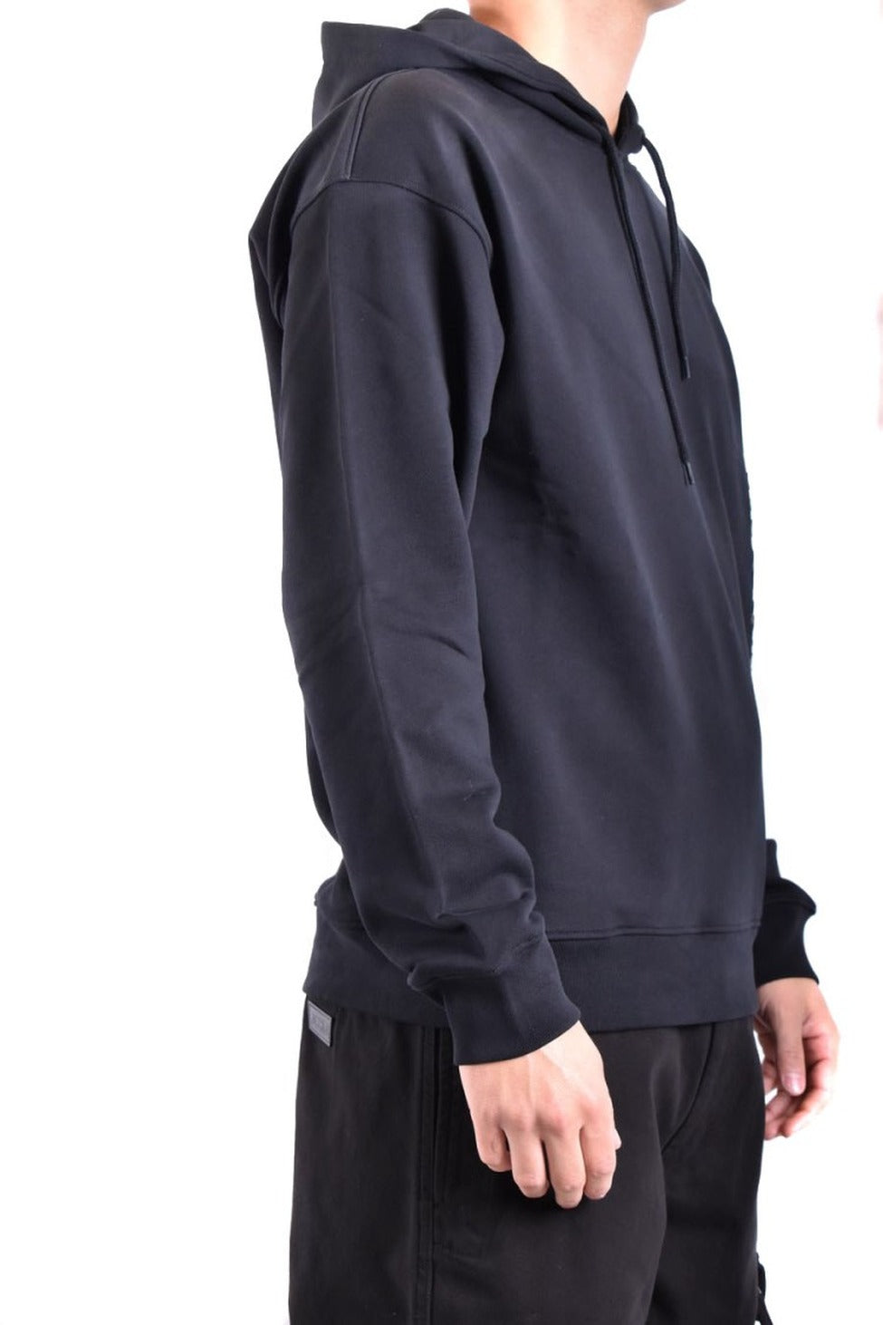 Classic Hooded Sweatshirt With Embossed Logo Detail