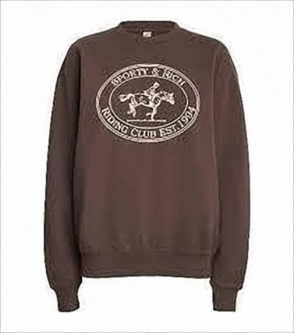Relaxed Fit Long-Sleeve Top with Graphic Design