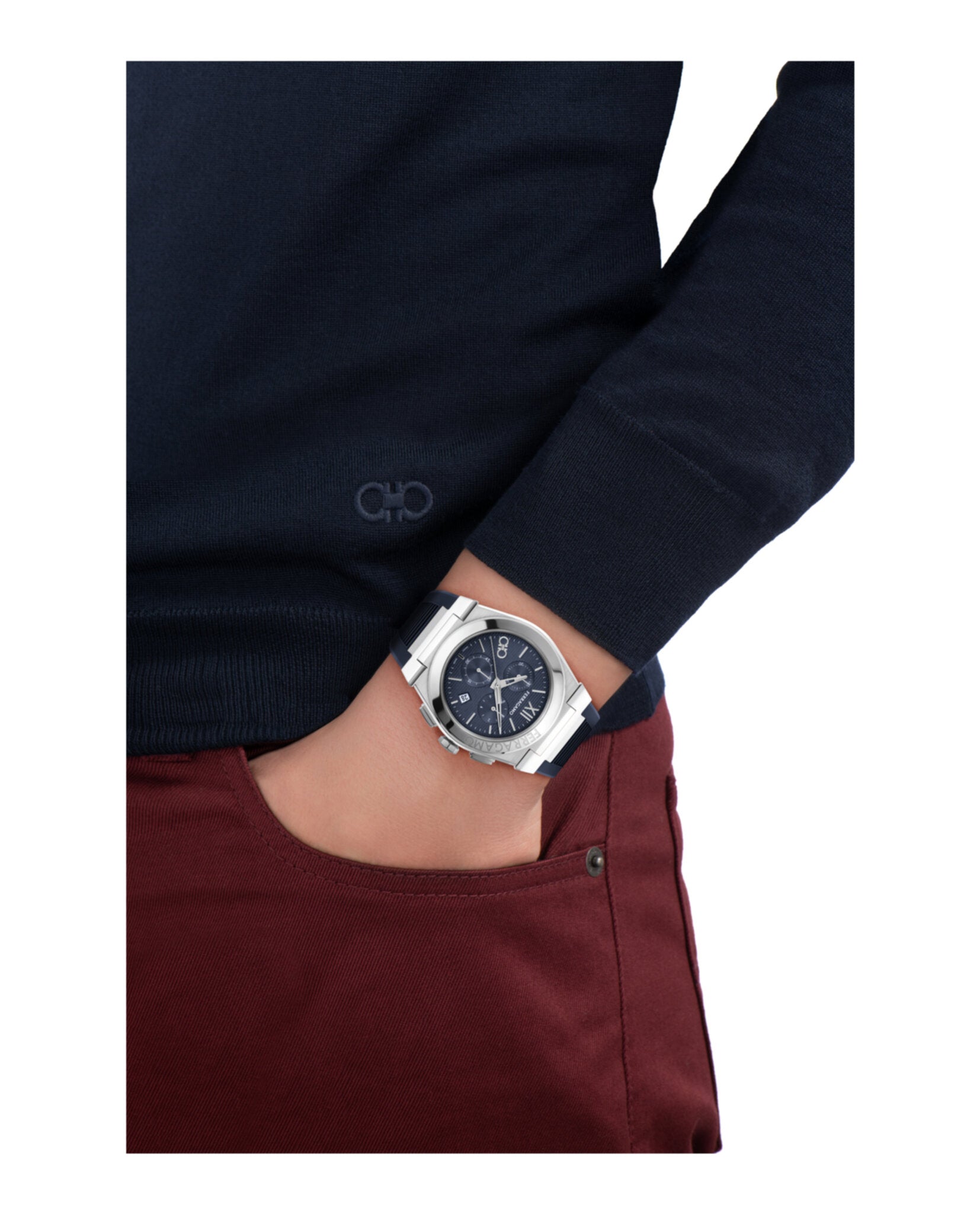 Vega Chrono Silicone Watch