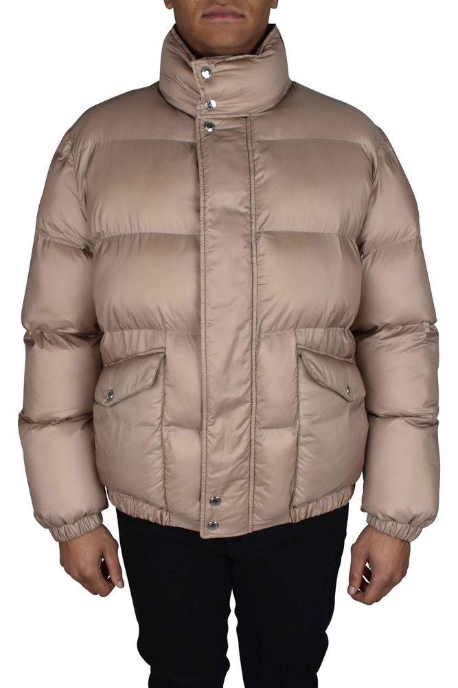 Quilted Short Jacket With Graffiti Inscription