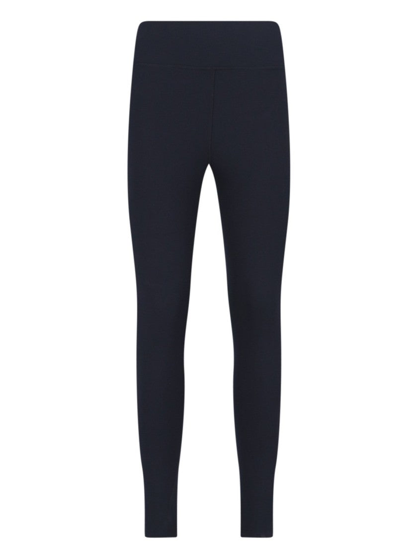 Skinny Fit Leggings With Logo Emblem