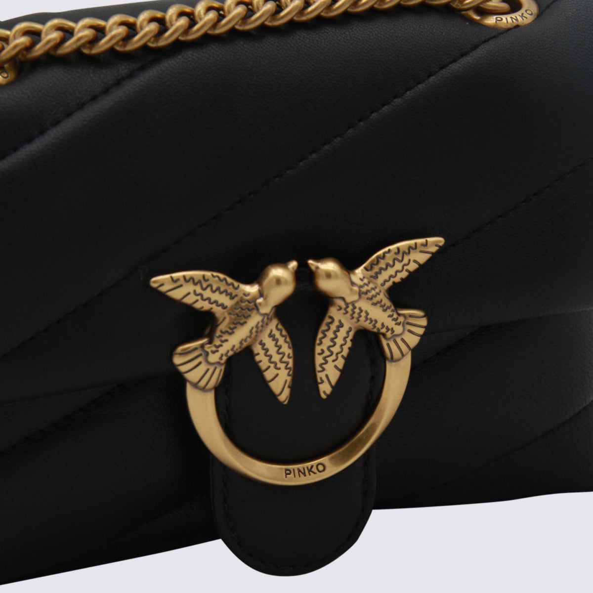 Quilted Black Bag