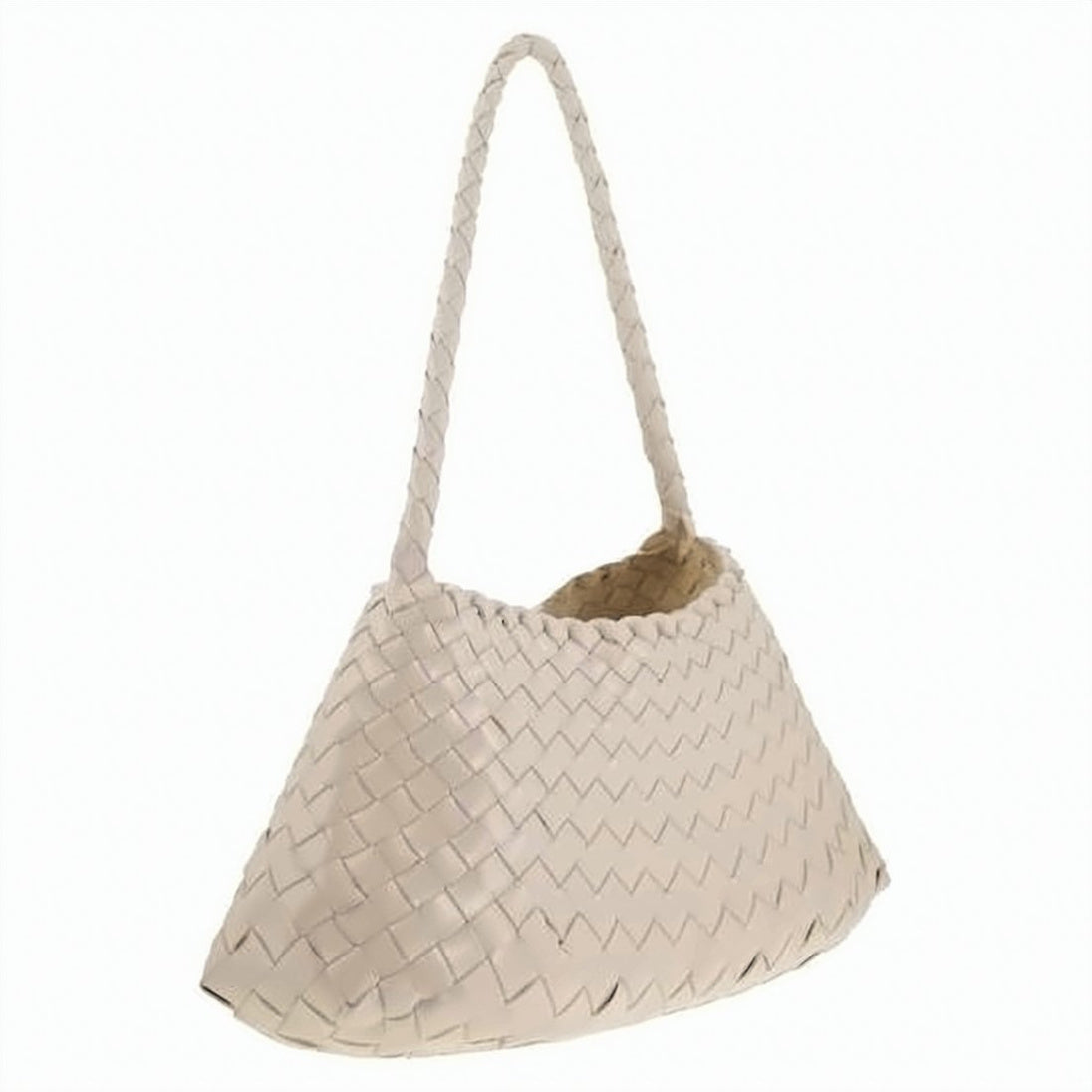 Woven Buffalo Leather Rosanna Shoulder Bag