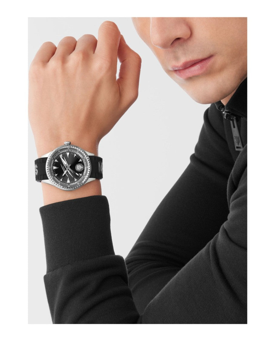 Lineman Silicone Watch With 45Mm Stainless Steel Case