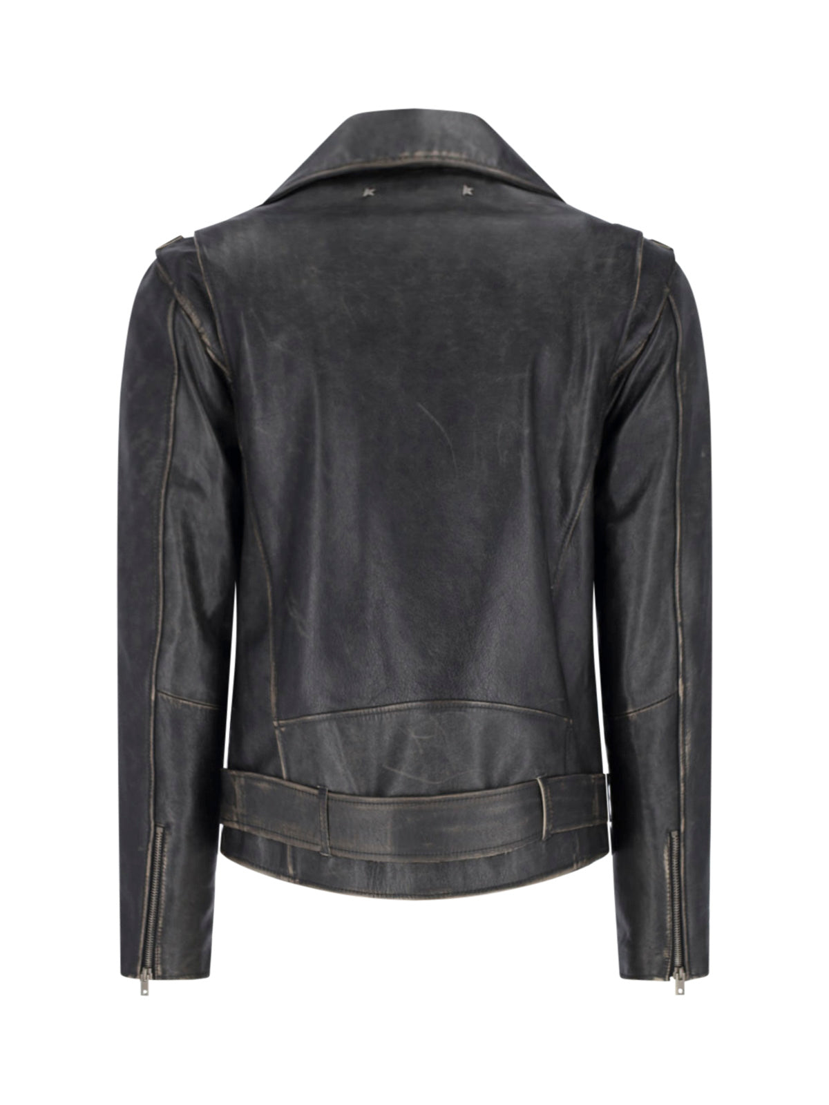 Biker Jacket, In Black Calfskin