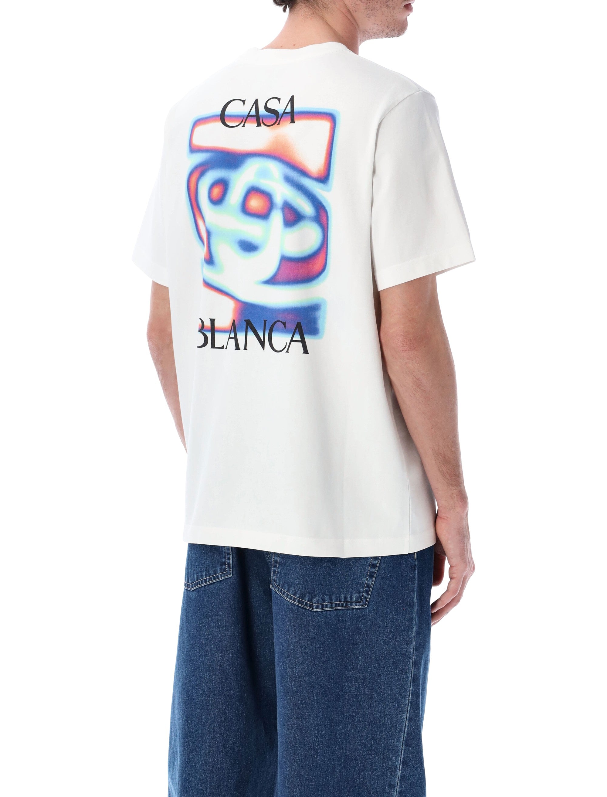 White Heat Map Logo White T-Shirt