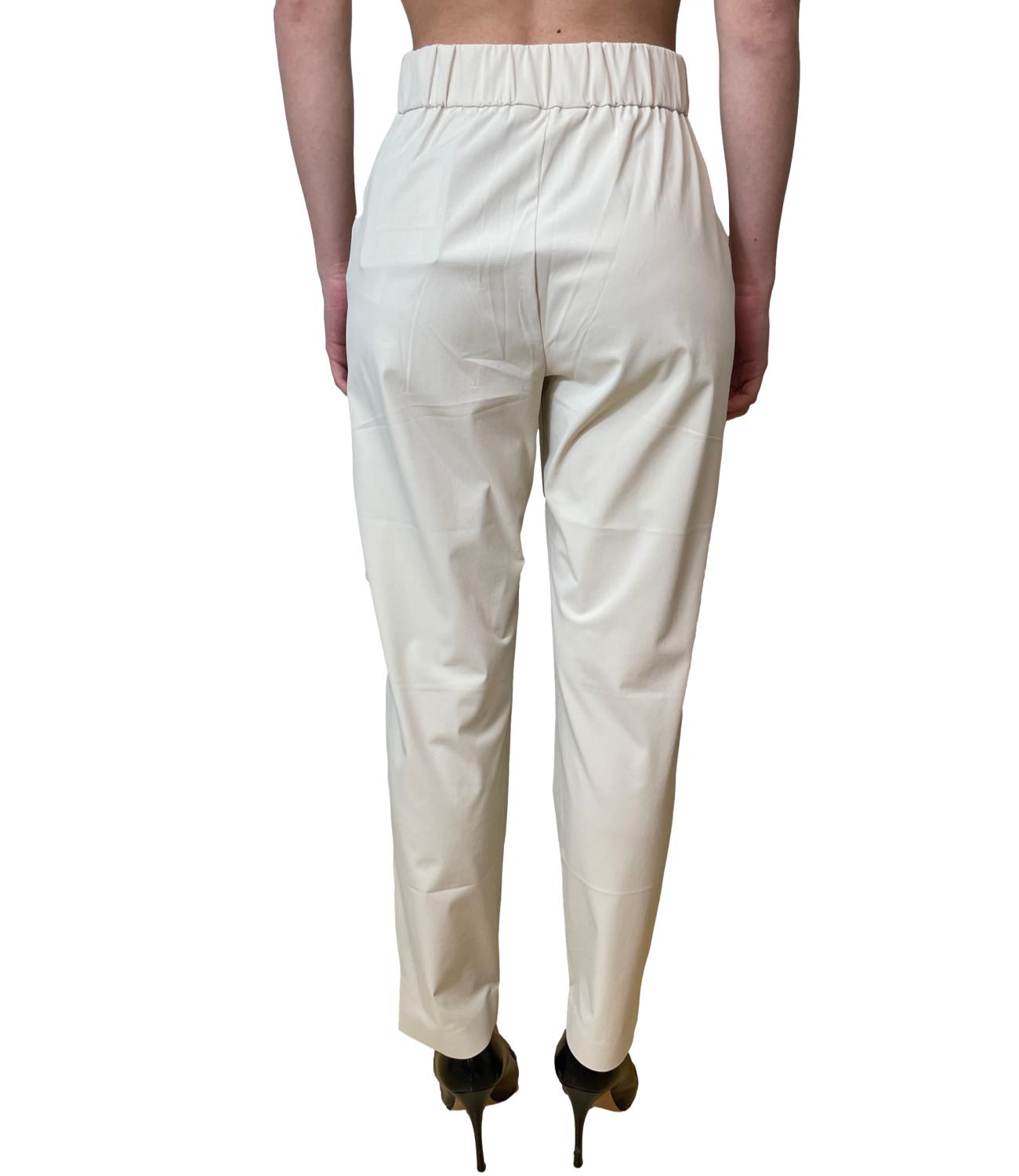 Ivory White Mmlpaio Polyamide Trousers