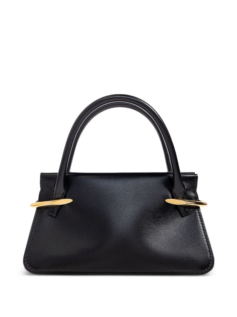 Structured Handbag with Trapezoidal Silhouette