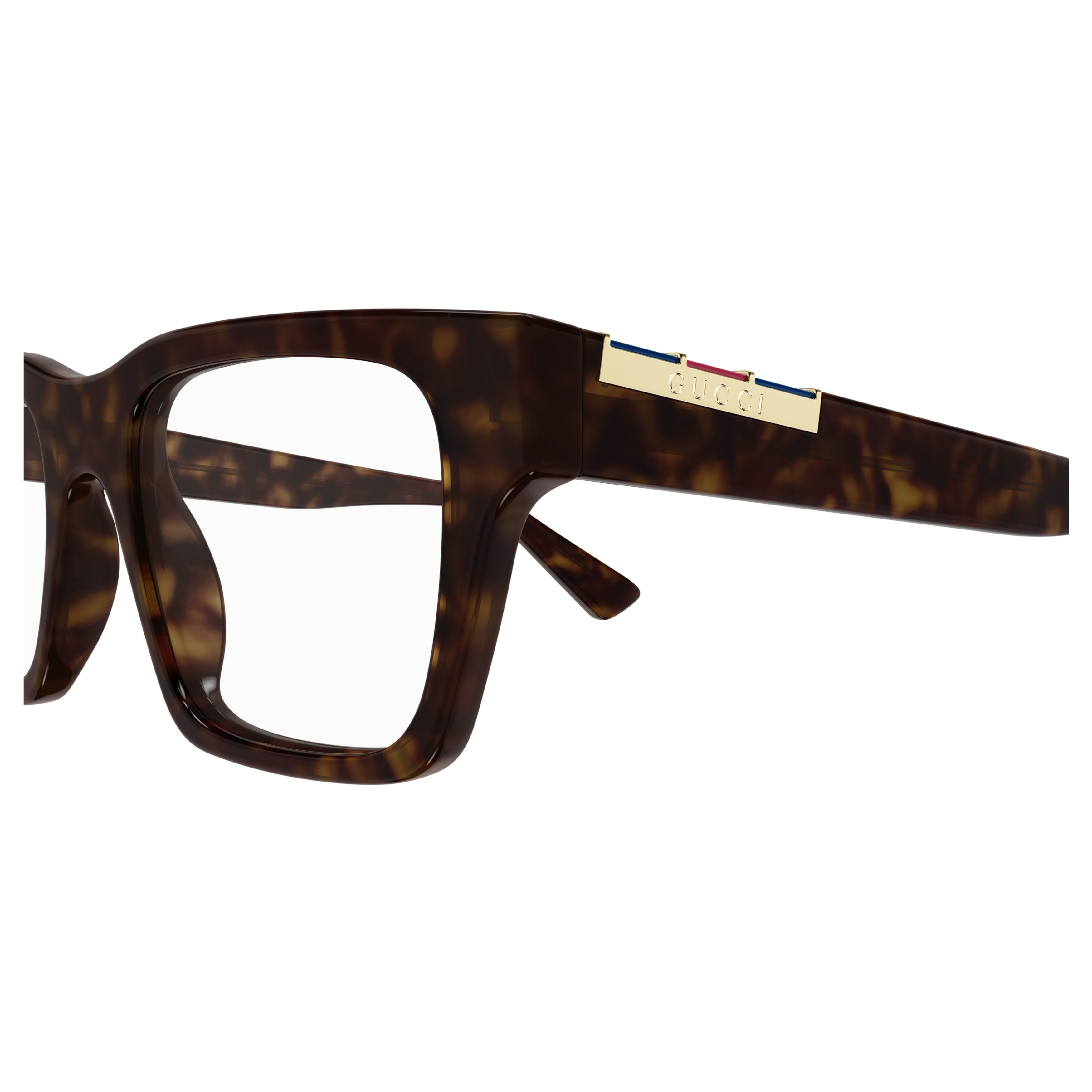 Gg1889o Square Tortoiseshell Eyeglasses