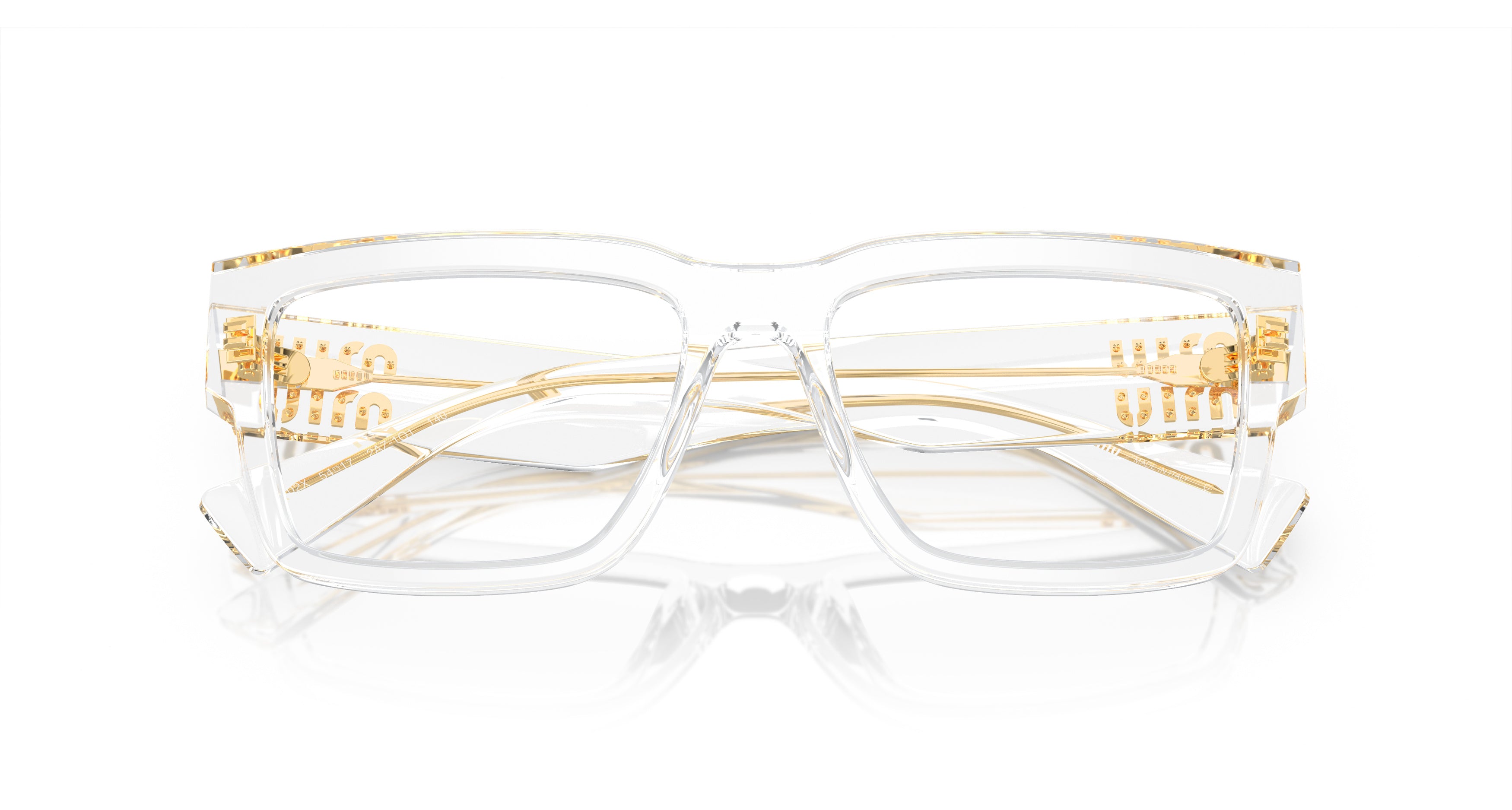 0mu 02xv Oversized Square Eyeglasses