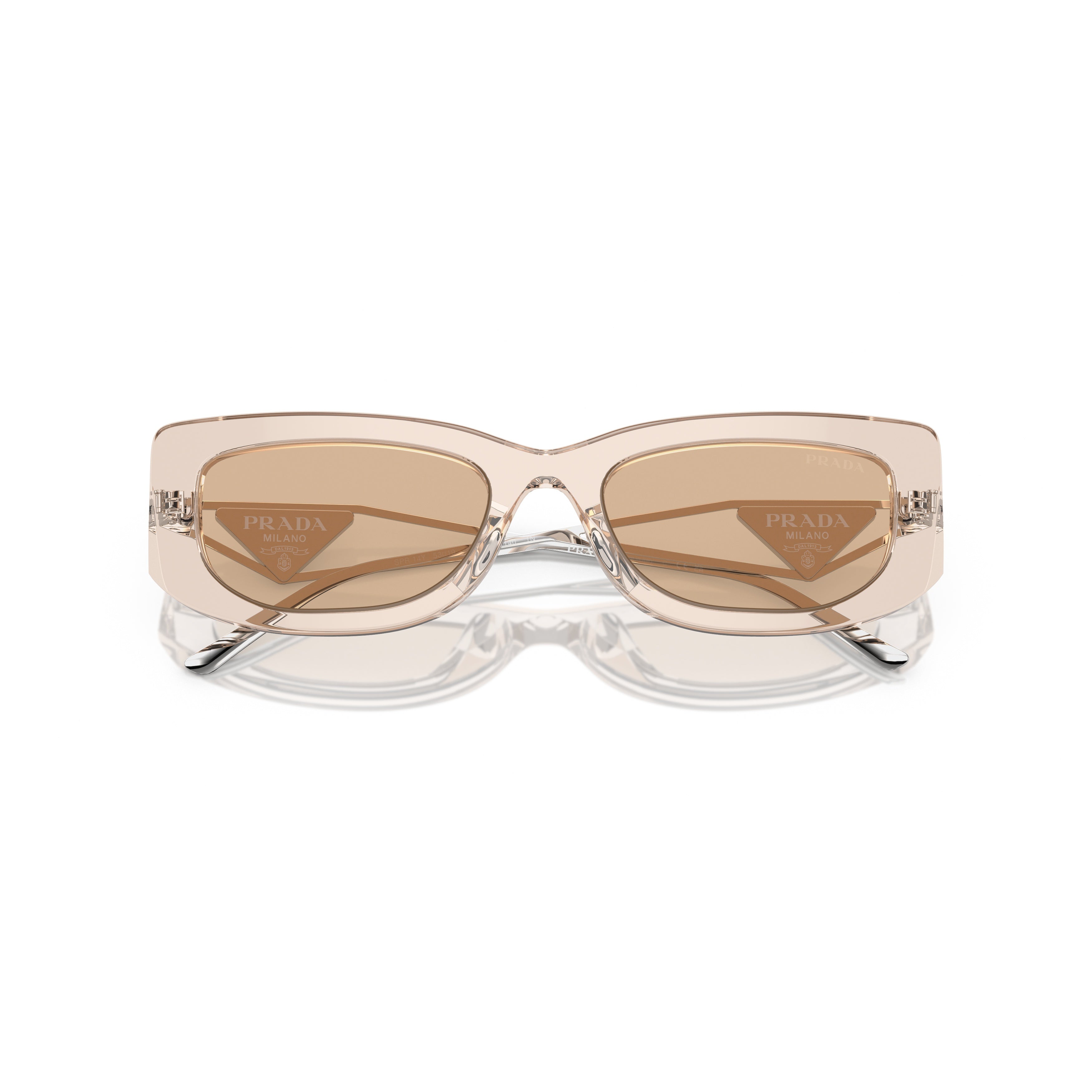 0pr 14ys Translucent Acetate Rectangular Sunglasses