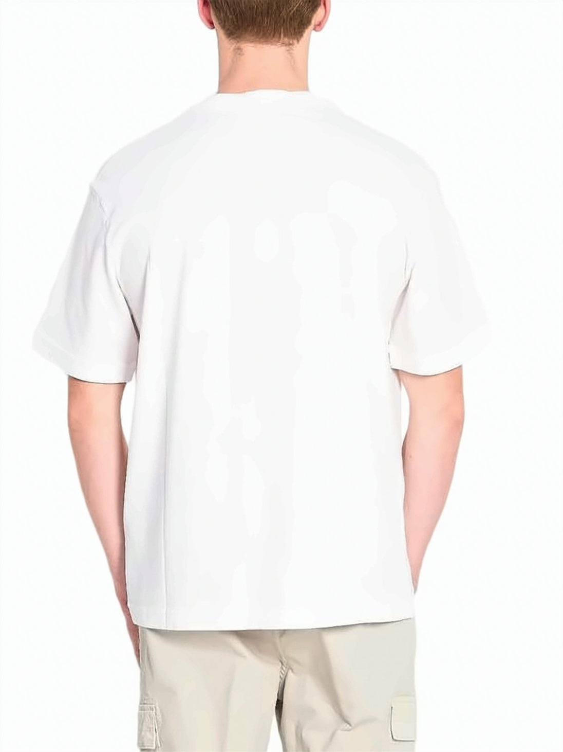 White Lightweight Breathable Central Compass T-Shirt