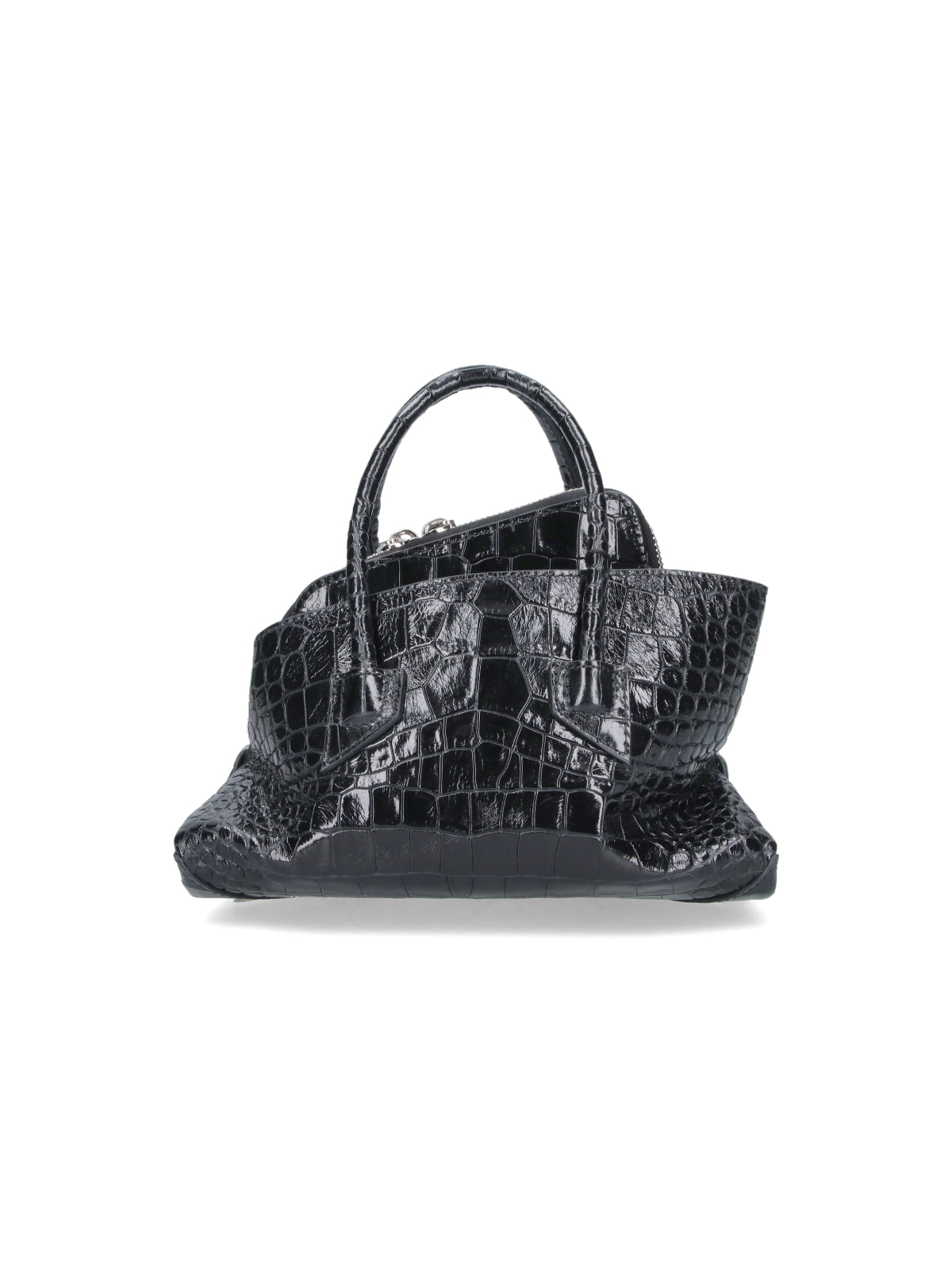 Brown La Passeggiata Crocodile Leather Bag