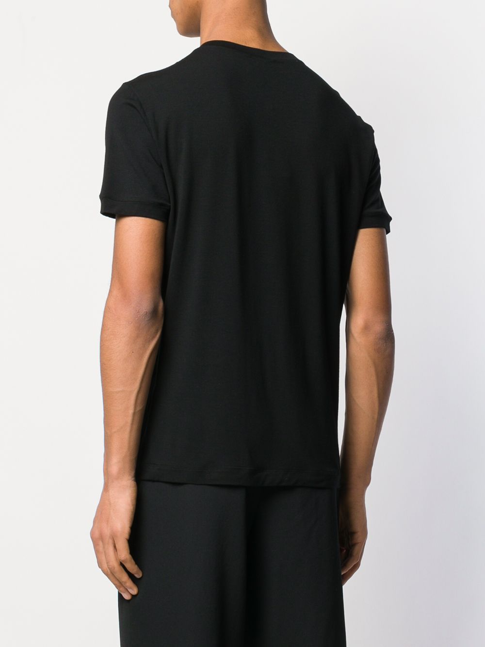 Short-Sleeve T-Shirt with Subtle Embroidered Logo
