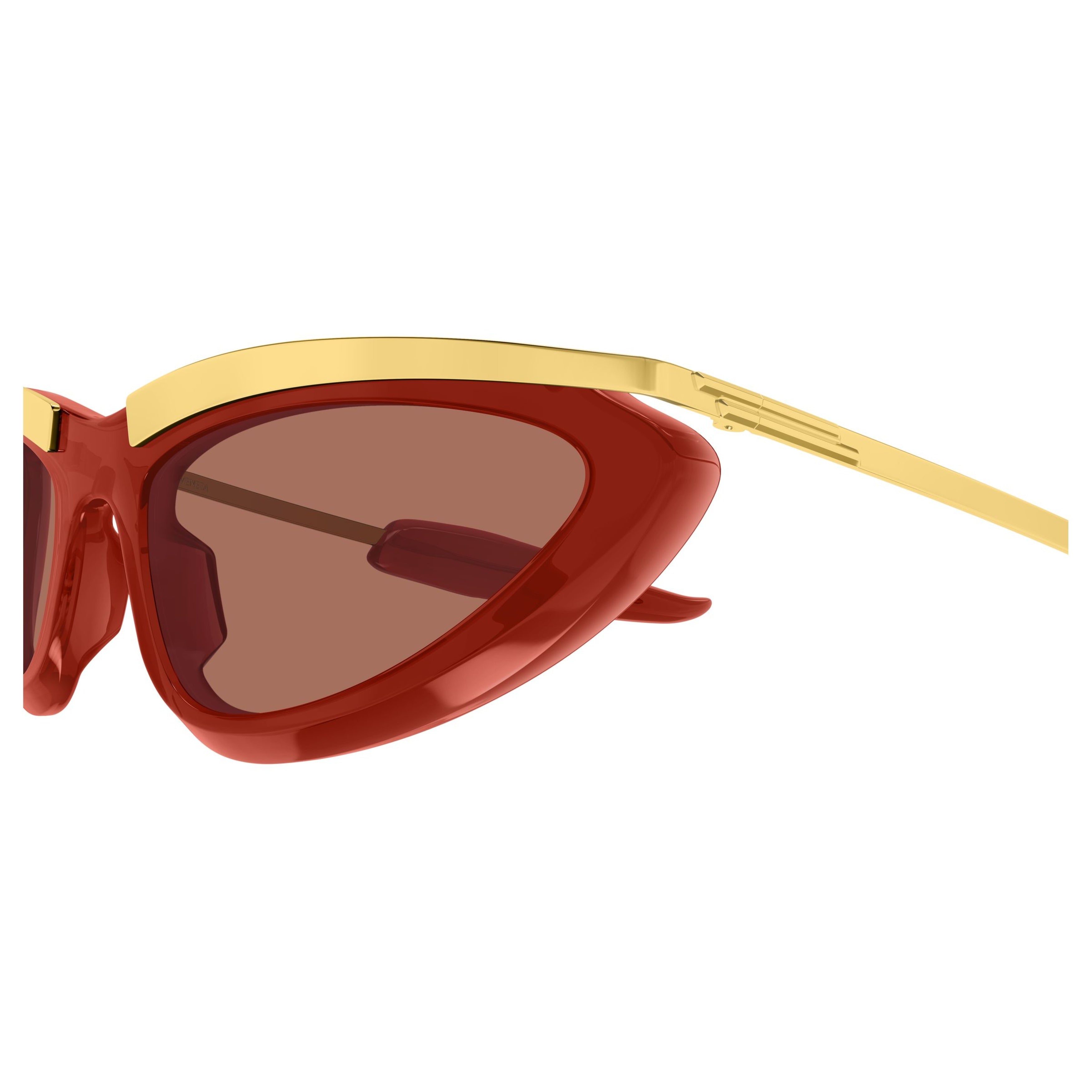 Red Bv1477s Bold Glossy Cat-Eye Sunglasses