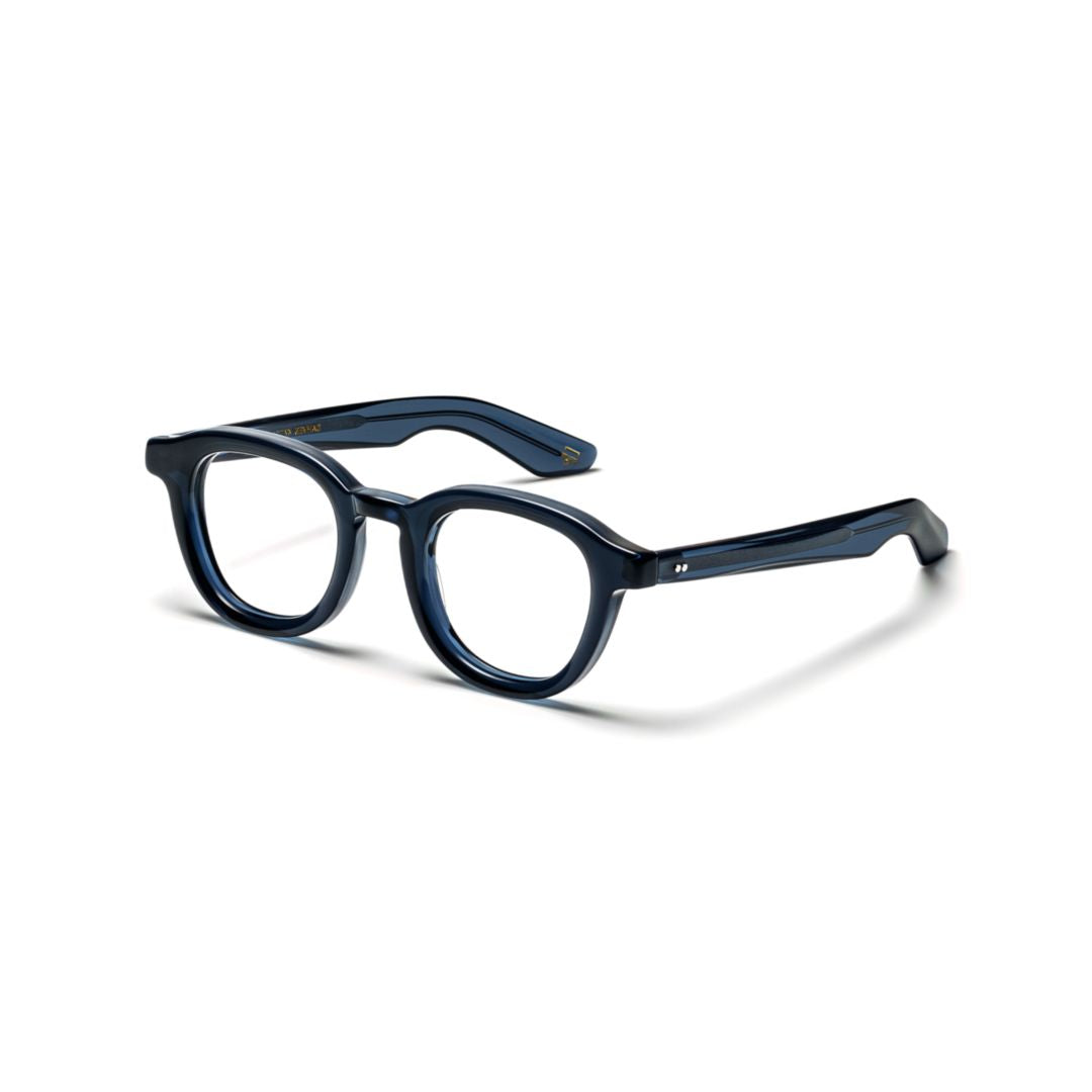 Or-Dah-O Dahven Rounded Acetate Eyeglasses with Metallic Accents
