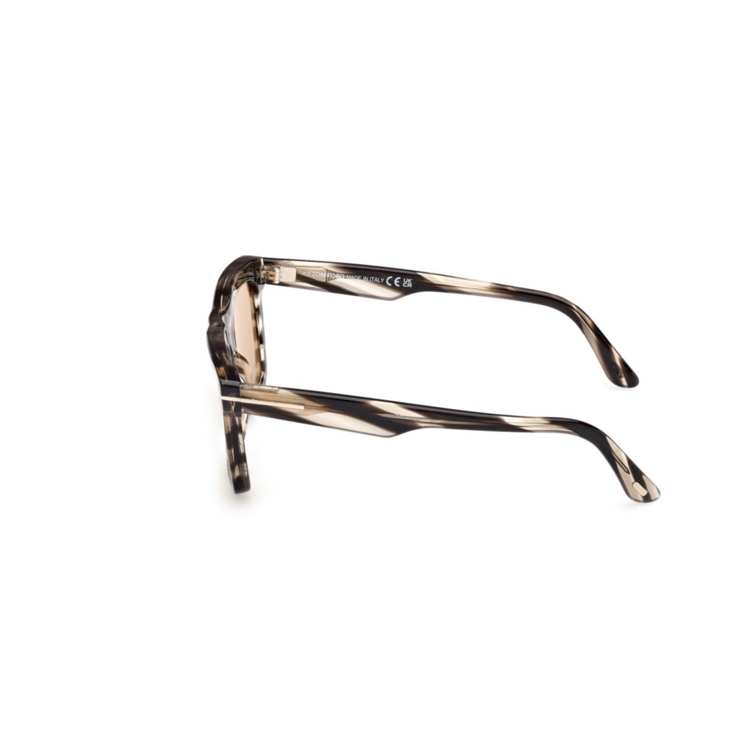 Ft1207 Tortoiseshell Square Frame Sunglasses