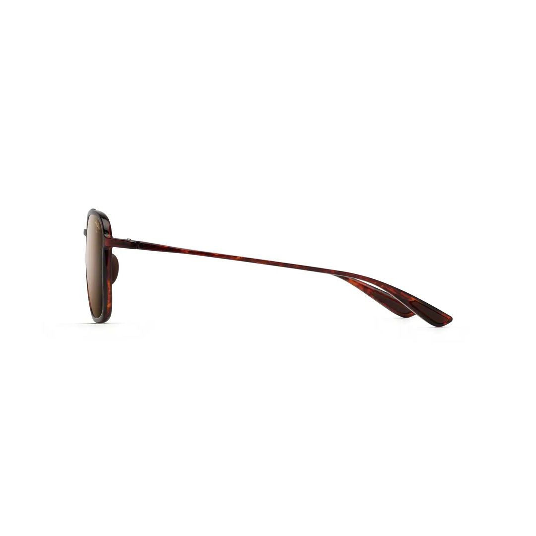 Keokea Rectangular Tortoiseshell Sunglasses with Brown-Tinted Lenses